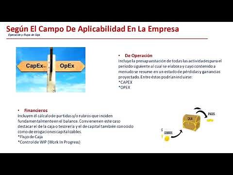 WEBINAR: Tipos de presupuesto, Gestión y Control del Capex y Opex