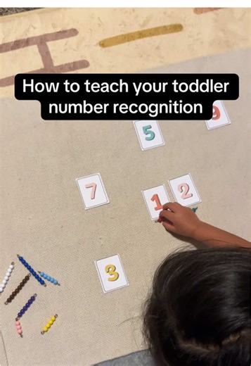 Tips for teaching toddlers number recognition. Effective number recognition teaching combines hands-on activities with daily routines to build familiarity and confidence. 1. Use Everyday Contexts: Point out numbers on clocks, signs, and grocery aisles during daily routines. 2. Incorporate Movement: Play “I Spy” with numbers when you’re out and about. 3. Build with Blocks: Have your child create towers using the exact number of blocks shown on a card. 4. Play matching actives like selecting a num