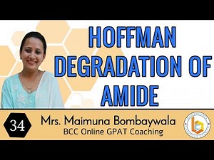 Carboxylic acid 11 || aromatic amines 4 ||Hoffman degradation of amide|| reaction amide | mop amines
