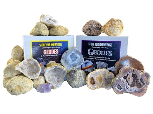 Combo Pack - 13 Break Open Large Geodes | Mexican Trancas | Crystal Canyon | Bravos Crystalline & Quartz Gift Set - Etsy