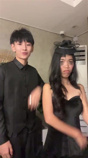 Stylish Couple Dress in Black 🖤