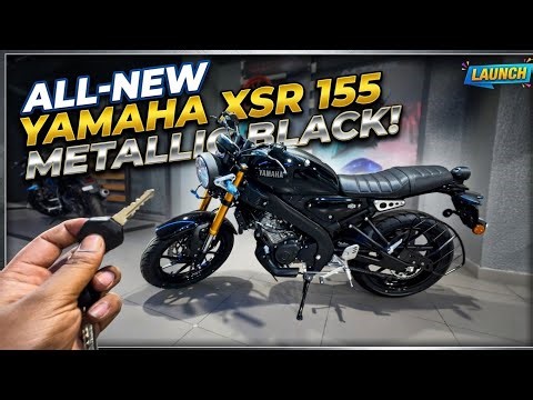 New Yamaha XSR 155 Metallic Black 2026 🖤 | Full Review, Features, Mileage & On Road Price 🔥