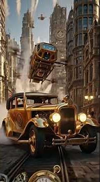 High-Value Cinematic Fantasy AI Art​ Ultra The Most Realistic Steampunk World Ever Created (8K