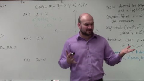 Adding two vectors and graphing