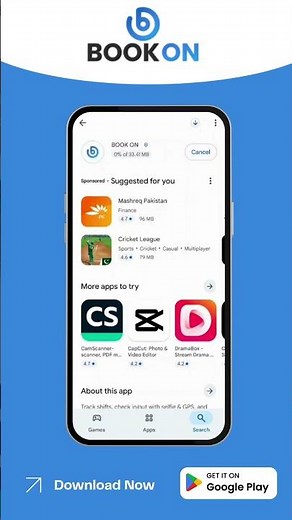How to Download the BookOn App from the Play Store (Android device Step-by-Step Guide)