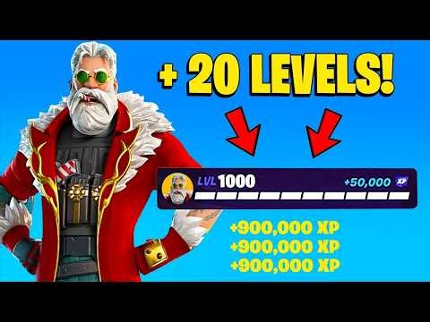 BEST LEGIT *NO TIMER* FORTNITE XP MAP to FARM & LEVEL UP FAST in FORTNITE WINTERFEST! (750,000!)