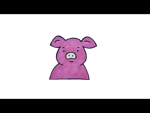 Drawing Tutorial: How to Draw a Pig Head - Easy Step by Step Guide