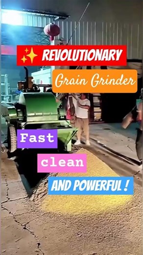 High Speed Rice Milling & Husk Separator in One!