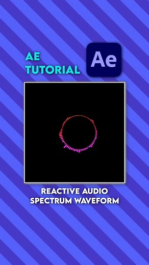 Reactive Audio Spectrum Waveform Tutorial in After Effects