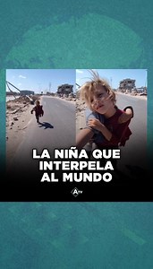 La niña palestina que interpela al mundo. El periodista palestino Alaa Hamouda encontró a una pequeña niña desplazada por los bombard3os israelíes. Estaba cargando a su hermana herida sobre sus hombros durante más de dos kilómetros, descalza. El periodista las ayudó a llegar al campo de refugiados de Al-Bureij. ¿Cuántos niños han quedado totalmente desamparados a raíz de los bombard3os israelíes sobre civiles en Gaza con bombas proporcionadas por Estados Unidos y Europa? ¿Dónde está la supuesta 