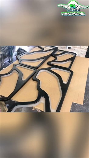 Custom Truck Door Panels with LED Grilles Installation #shorts