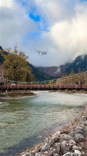 🇯🇵 A momeny in 上高地の美しい風景 🌿 梓川と北アルプス Nagano Japan