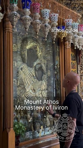 https://athos.guide/en/programma Athos is an incredible place; We head on to the Iviron monastery hosting the miracle-working icon the Iviron Theotokos and more relics of canonized holy saints than any other monastery in Athos. | Athos Guide