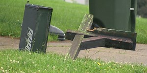 VIDEO: Mailbox vandals caught in the act