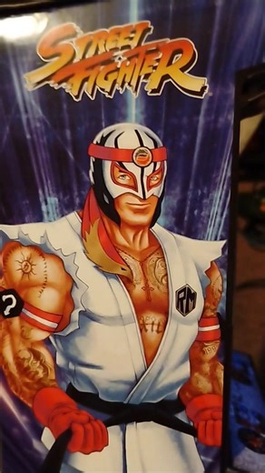 Rey Mysterio street fighter figure #wwe #streetfighter #reymysterio #actionfigures #capcom #mattel