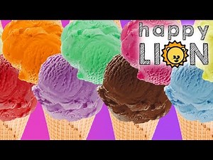 Learn Ice Cream Flavors and Colors for Kids