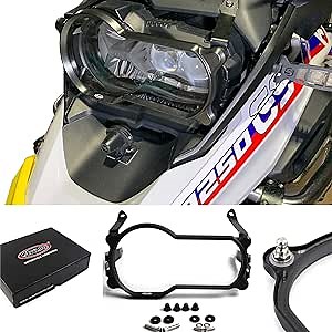 Arashi Motorcycle Accessories Headlight Cover Protector Black