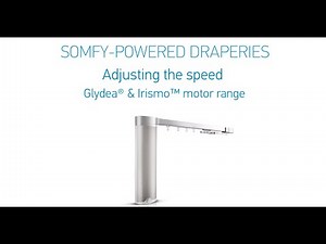 Somfy-powered Curtains: Adjusting the Speed