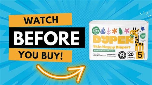 Watch Honest Review of These DYPER Diapers! on Amazon Live