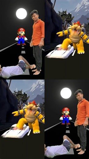 Bowser Car Drums 🤯 Mario Collab To @TroopaDulex #shorts #funny #animation #memes #viral #mario #tom