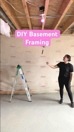 DIY Framing Basement Pt 1 - wall framing #diy #diyprojects #basement