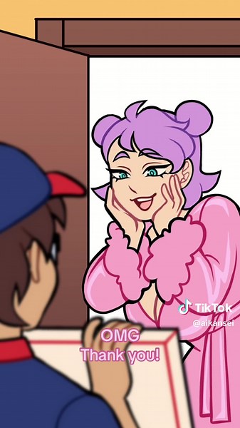 Funny Pizza Delivery Animation