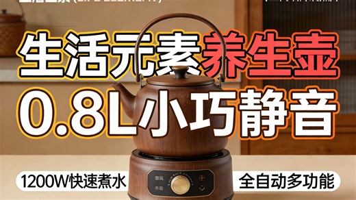 生活元素（LIFEELEMENT）养生壶：每天一壶，喝出健康好状态！
