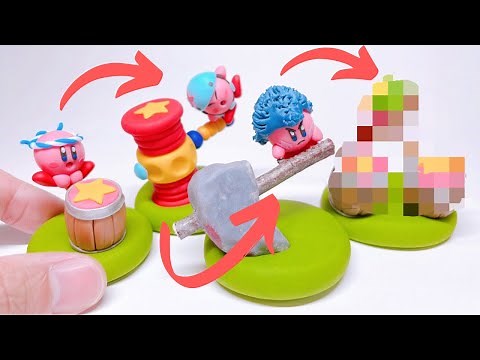 【粘土で】ハンマーカービィの全進化作ってみた【カービィディスカバリー】〜How to make Evolution Hammer Kirby〜