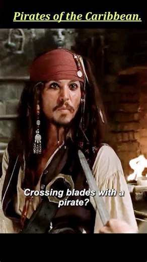 Pirates of the Caribbean (2003) | Will Turner vs Jack Sparrow – Blade Clash Begins 💥