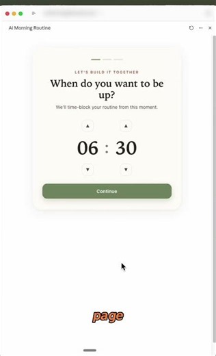 Build Your Own AI Morning Routine Tracker in 60 Seconds or Less 🤯