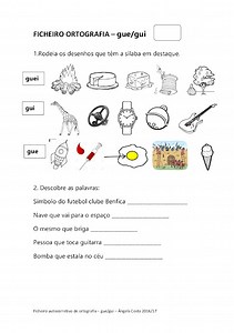 ATIVIDADES COM GUE E GUI.