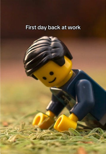 This is your sign to touch grass #LEGO #TouchGrass #Work #WorkHumour #Breath