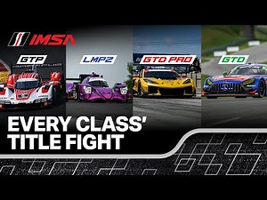 How Each IMSA Class Championship is Looking Going into the Final Race, the 2025 Motul Petit Le Mans