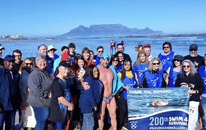 Howard Completes Record-Breaking Swim for the SPCA