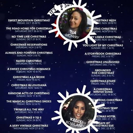 The 24/7 Christmas magic has only just begun! 3 movies down, so many more to go...which one are you most excited about?? It's A Wonderful Lifetime continues this weekend with new movies Christmas Reservations and Always and Forever Christmas.🎄❤️✨ | Lifetime