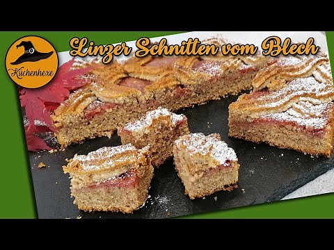 Schnelle Linzer Schnitten vom Blech