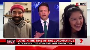 593K views · 375 reactions | As if dating isn't hard enough already, for singles trapped in their homes in self isolation, it's brutal. But one enterprising New Yorker wasn't going to let quarantine get in the way of romance. Latest updates: https://7news.link/coronavirus #TheLatest #7NEWS | 7NEWS Australia | Facebook