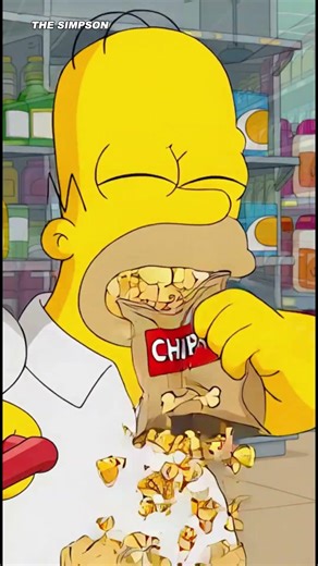 Homer Simpson s Chip Bag Crown Moment #thesimpsons