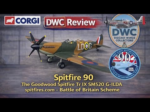@CORGIDieCast spitfire TrIX - The Goodwood spitfire #spitfire90 #diecast #spitfire #corgi #aviation