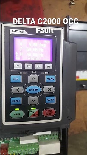 HOW TO REPAIR DELTA C2000 OCC Fault ?