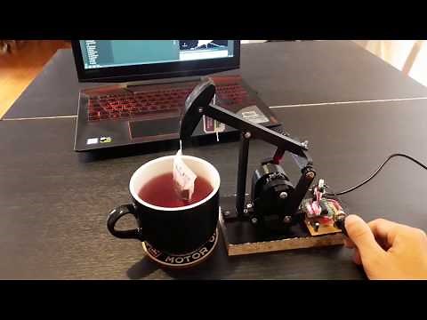 Variable speed 3D printed oil pumpjack scale model