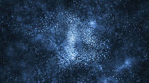 Download Blue technology particle swirl beautiful loop background for free