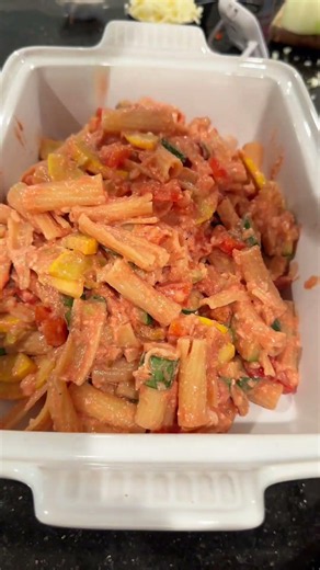 Summer Vegetable Baked Ziti