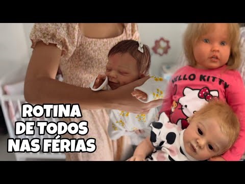 Morning routine of ALL my reborn babies on VACATION ❤️ | Gabi reborn