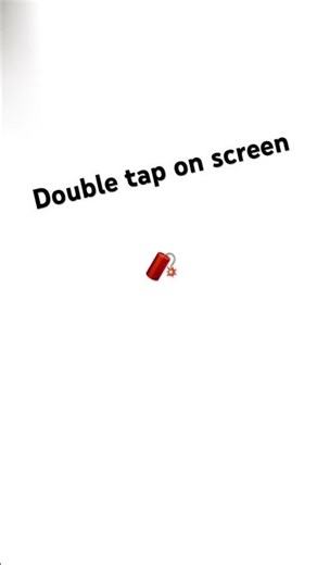 Double tap on screen#memes #funny