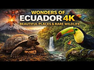 Wonders of Ecuador 4K 🇪🇨 | Beautiful Places & Rare Wildlife