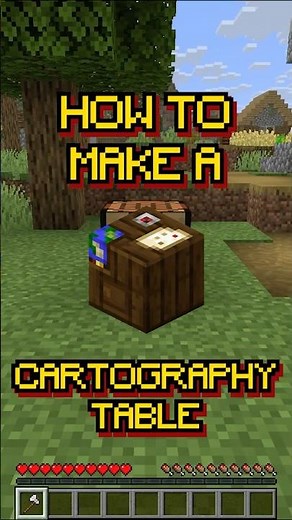 #shorts Minecraft: How to make a Cartography Table