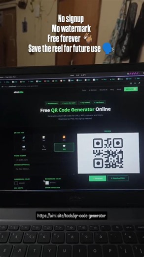 Free QR Code Generator (No Watermark) 🔥