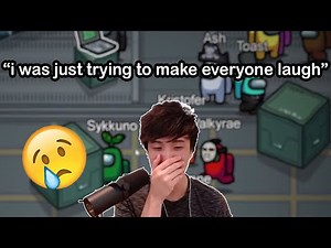 SYKKUNO GETS EMOTIONAL AND CRIES AFTER BEING BULLIED IN AMONG US GAME !! (Crying Sykkuno)