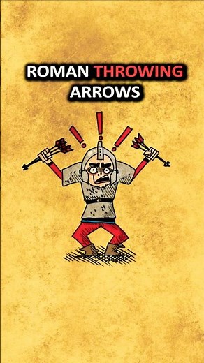 Romans THREW Arrows?? ! #ancienthistory #weaponhistory #darts #archery #historyfacts #surprising